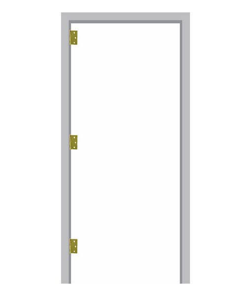 Marcos de Aluminio para Puertas Anodizado y Sin Anodizar, Color Blanco